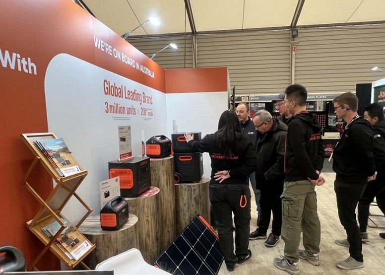 华宝新能旗下Jackery电小二光充户外电源品牌 亮相澳洲最大户外展